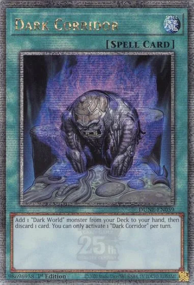 Dark Corridor [Quarter Century Secret Rare] DUNE-EN059