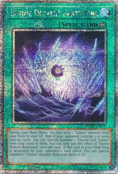 Divine Domain Baatistina [Quarter Century Secret Rare] DUNE-EN090