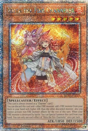 Hiita the Fire Channeler [Quarter Century Secret Rare] DUNE-EN026