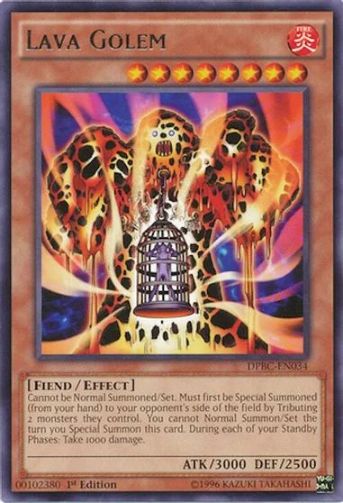 Lava Golem [1st Edition] DPBC-EN034