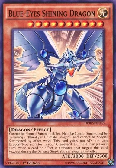 Blue-Eyes Shining Dragon DPRP-EN026