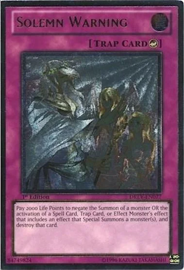 Solemn Warning DREV-EN077