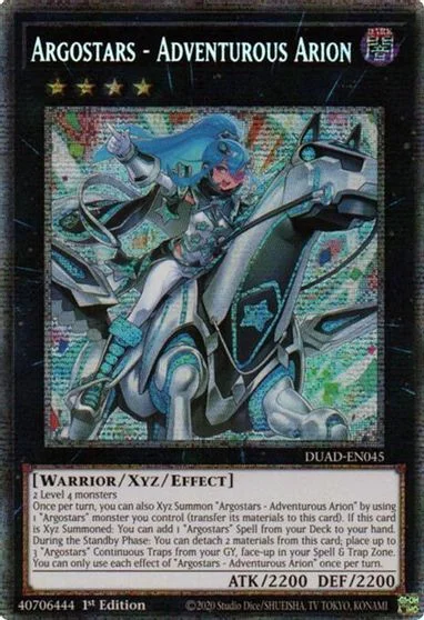 Argostars - Adventurous Arion [Starlight Rare] DUAD-EN045