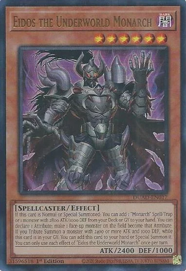 Eidos the Underworld Monarch DUAD-EN017