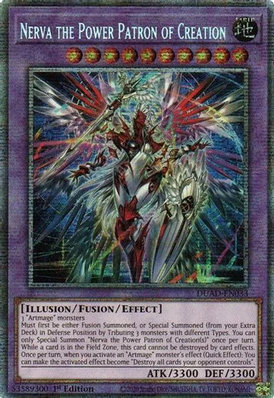 Nerva the Power Patron of Creation [Starlight Rare] DUAD-EN033