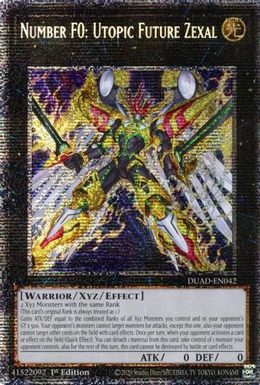 Number F0: Utopic Future Zexal [Starlight Rare] DUAD-EN042