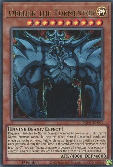 Obelisk the Tormentor EGO1-EN001