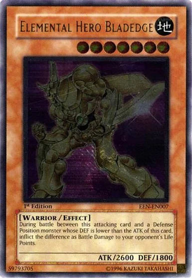 Elemental HERO Bladedge [Ultimate Rare 1st Edition] EEN-EN007