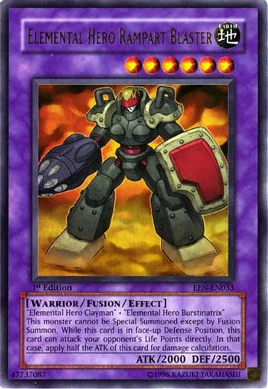 Elemental HERO Rampart Blaster EEN-EN033
