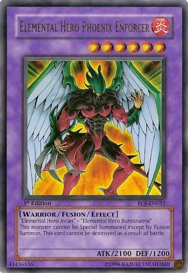 Elemental HERO Phoenix Enforcer  [1st Edition] EOJ-EN032
