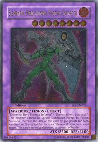Elemental HERO Shining Phoenix Enforcer  [1st Edition] EOJ-EN033