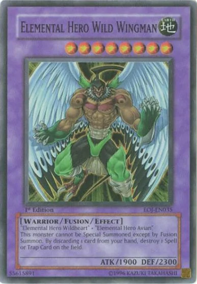 Elemental HERO Wild Wingman EOJ-EN035