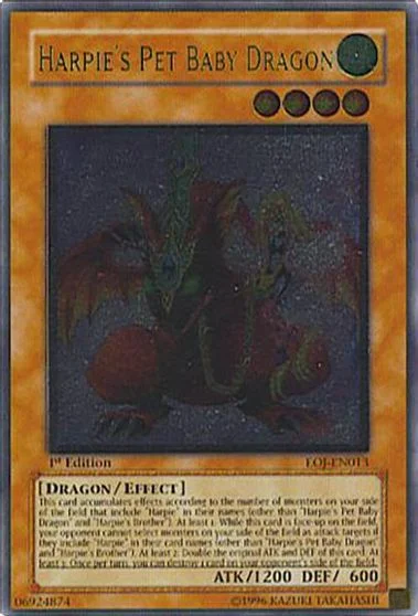 Harpie's Pet Baby Dragon [Ultimate Rare] EOJ-EN013