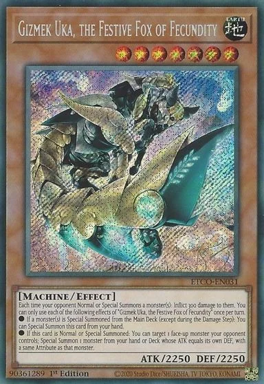Gizmek Uka, the Festive Fox of Fecundity [1st Edition] ETCO-EN031