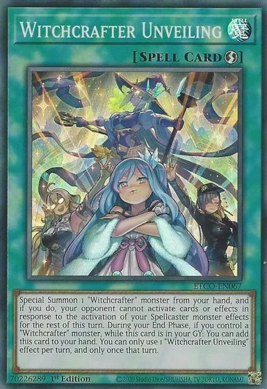 Witchcrafter Unveiling [1st Edition] ETCO-EN067