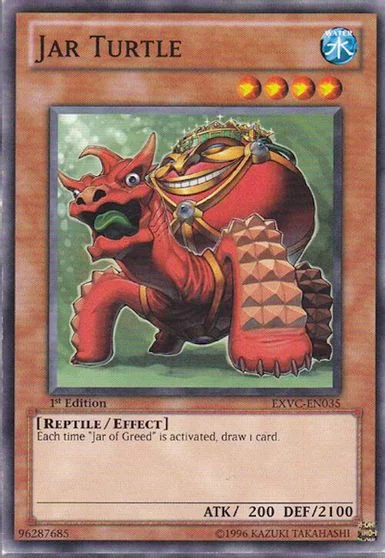 Jar Turtle [1st Edition] EXVC-EN035