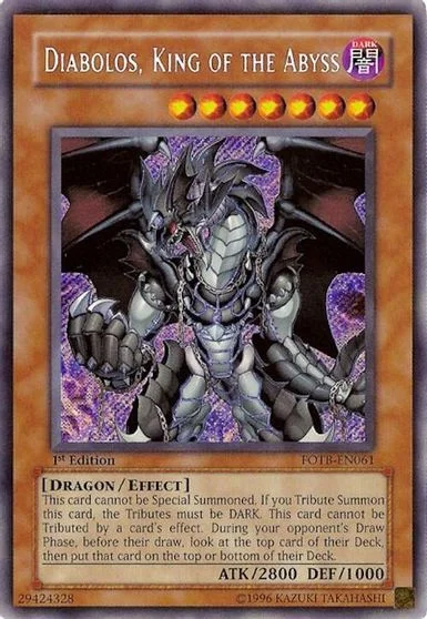 Diabolos, King of the Abyss [1st Edition] FOTB-EN061