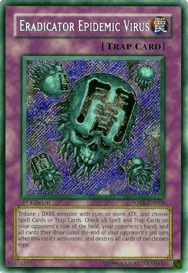 Eradicator Epidemic Virus [1st Edition] FOTB-EN068