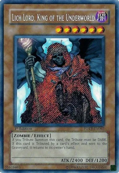 Lich Lord, King of the Underworld [1st Edition] FOTB-EN062
