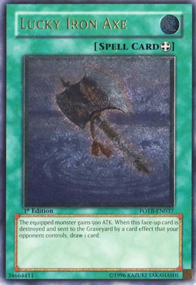 Lucky Iron Axe [1st Edition] FOTB-EN037