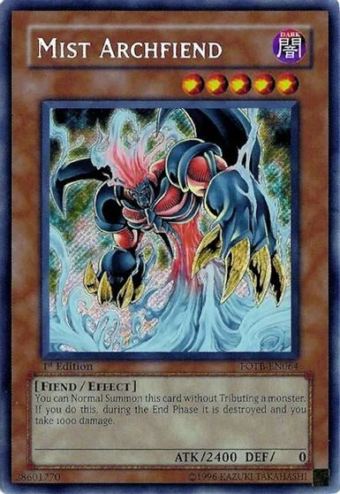 Mist Archfiend FOTB-EN064