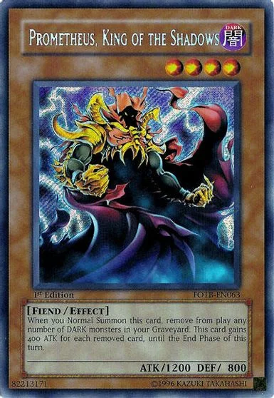 Prometheus, King of the Shadows [1st Edition] FOTB-EN063