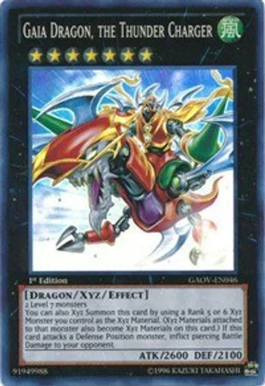 Gaia Dragon, the Thunder Charger GAOV-EN046