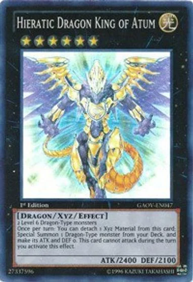 Hieratic Dragon King of Atum GAOV-EN047