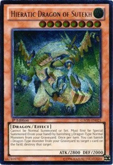 Hieratic Dragon of Sutekh [1st Edition] GAOV-EN025