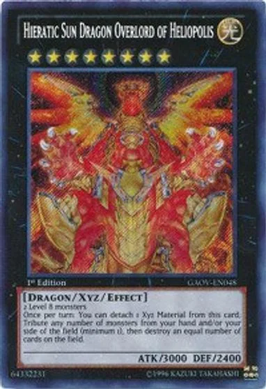 Hieratic Sun Dragon Overlord of Heliopolis [1st Edition] GAOV-EN048