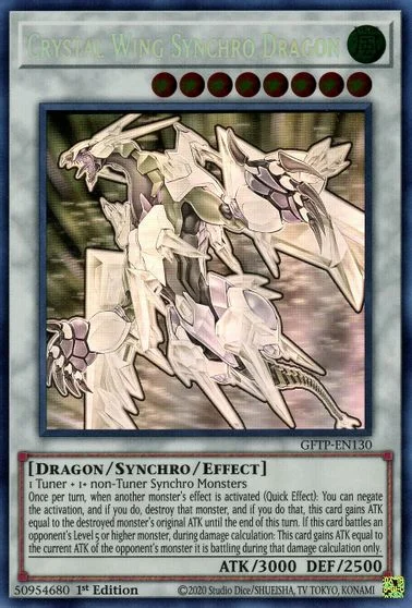 Crystal Wing Synchro Dragon GFTP-EN130