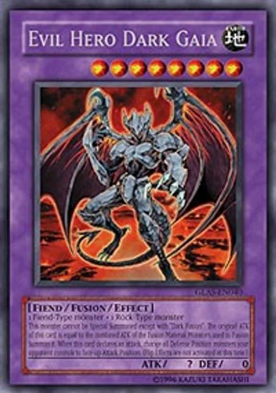 Evil HERO Dark Gaia  [1st Edition] GLAS-EN040