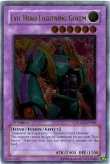 Evil HERO Lightning Golem  [1st Edition] GLAS-EN039