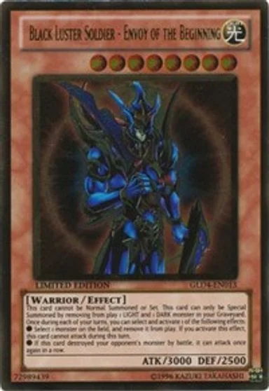 Black Luster Soldier - Envoy of the Beginning GLD4-EN013