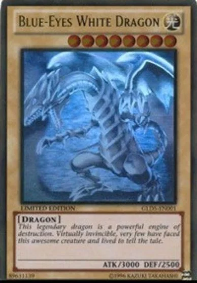 Blue-Eyes White Dragon GLD5-EN001