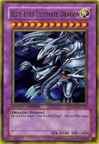 Blue-Eyes Ultimate Dragon GLD1-EN028