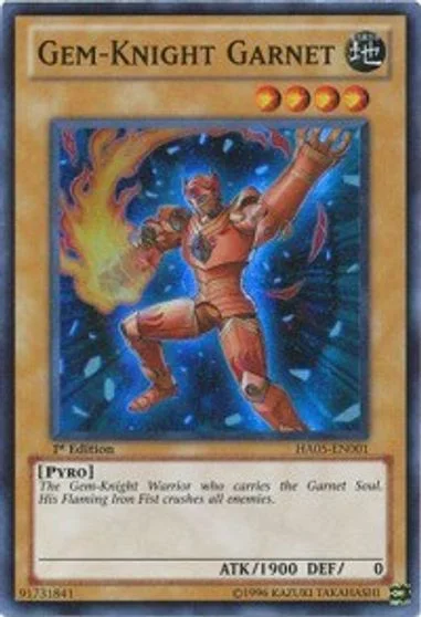 Gem-Knight Garnet HA05-EN001