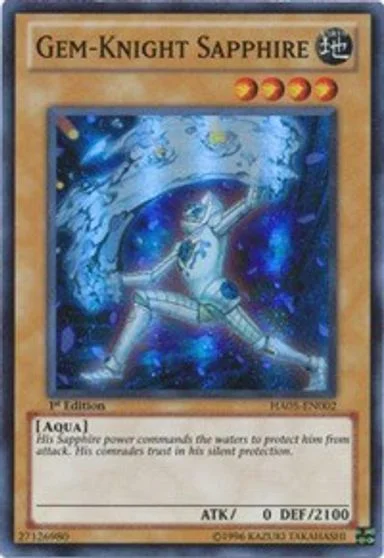 Gem-Knight Sapphire [1st Edition] HA05-EN002