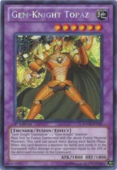 Gem-Knight Topaz [1st Edition] HA05-EN021