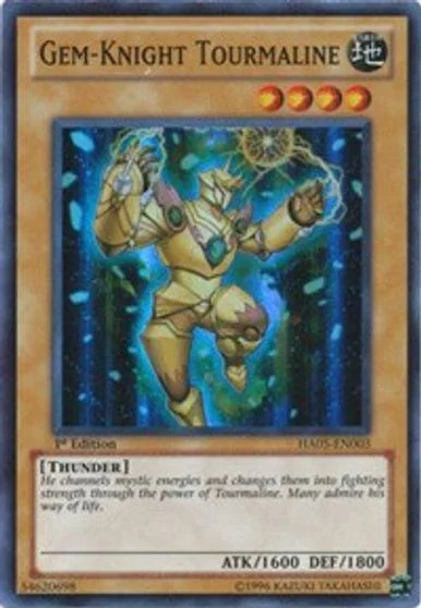 Gem-Knight Tourmaline [1st Edition] HA05-EN003