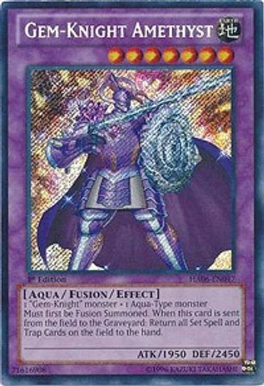 Gem-Knight Amethyst [1st Edition] HA06-EN047