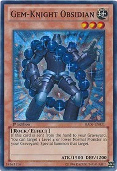 Gem-Knight Obsidian [1st Edition] HA06-EN031