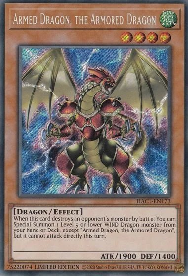 Armed Dragon, the Armored Dragon [1st Edition] HAC1-EN173