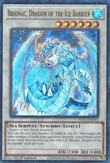 Brionac, Dragon of the Ice Barrier [Duel Terminal] HAC1-EN051