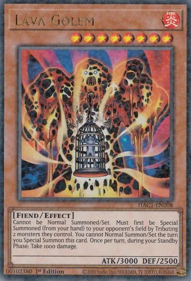 Lava Golem [1st Edition] HAC1-EN008