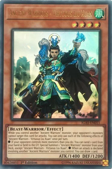Ancient Warriors - Virtuous Liu Xuan [1st Edition] IGAS-EN011
