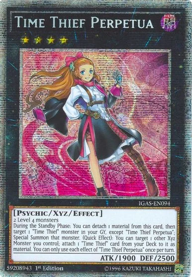 Time Thief Perpetua [Starlight Rare 1st Edition] IGAS-EN094