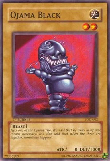 Ojama Black [1st Edition] IOC-002