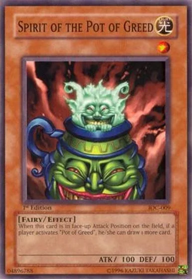 Spirit of the Pot of Greed [1st Edition] IOC-009