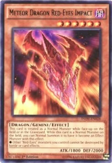 Meteor Dragon Red-Eyes Impact INOV-EN028